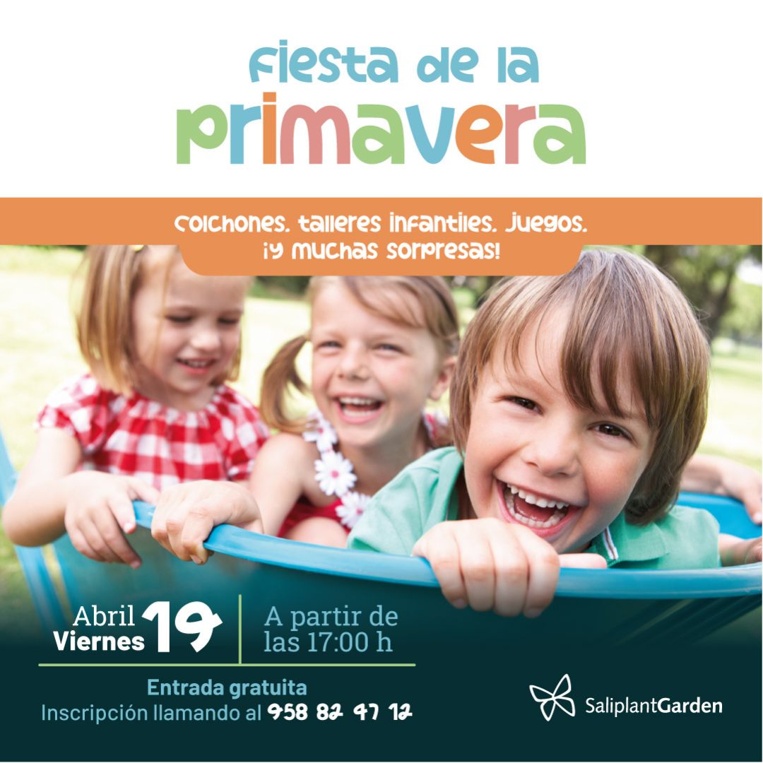 SaliplantGarden invita a los más pequeños a su Fiesta de la Primavera infantil en una tarde de diversión y sorpresas